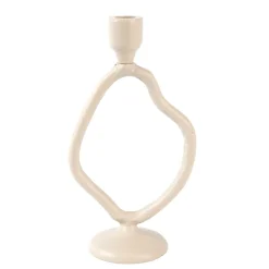 Light en Living Kandelaar 14x9x25,5 cm JEZRA creme