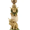 Light en Living Kandelaar 12x9,5x30,5 cm BULL goud+crème