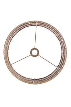 Light en Living Kap cilinder 40-40-50 cm LANZANO raffia naturel