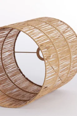 Light en Living Kap cilinder 40-40-50 cm LANZANO raffia naturel