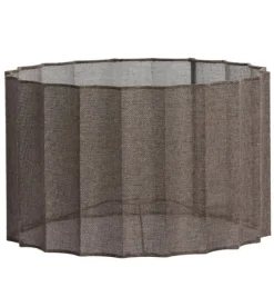 Light en Living Kap cilinder 40-40-25 cm DISLI linnen bruin
