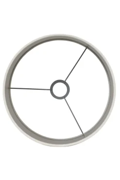 Light en Living Kap cilinder 30-30-21 cm VELOURS off white