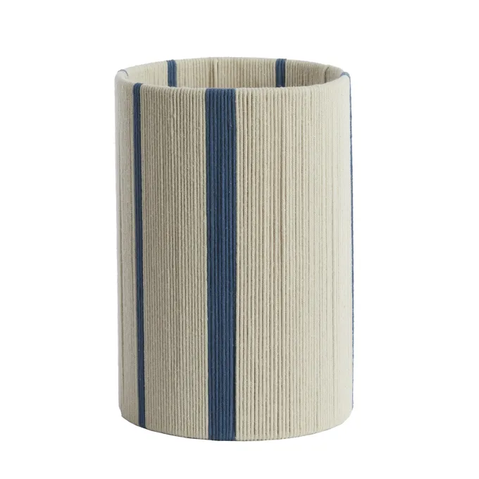 Light en Living Kap cilinder 20-20-30 cm MEDAN crème+blauw