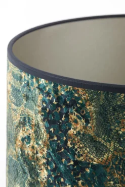 Light en Living Kap cilinder 20-20-15 cm KEYON groen