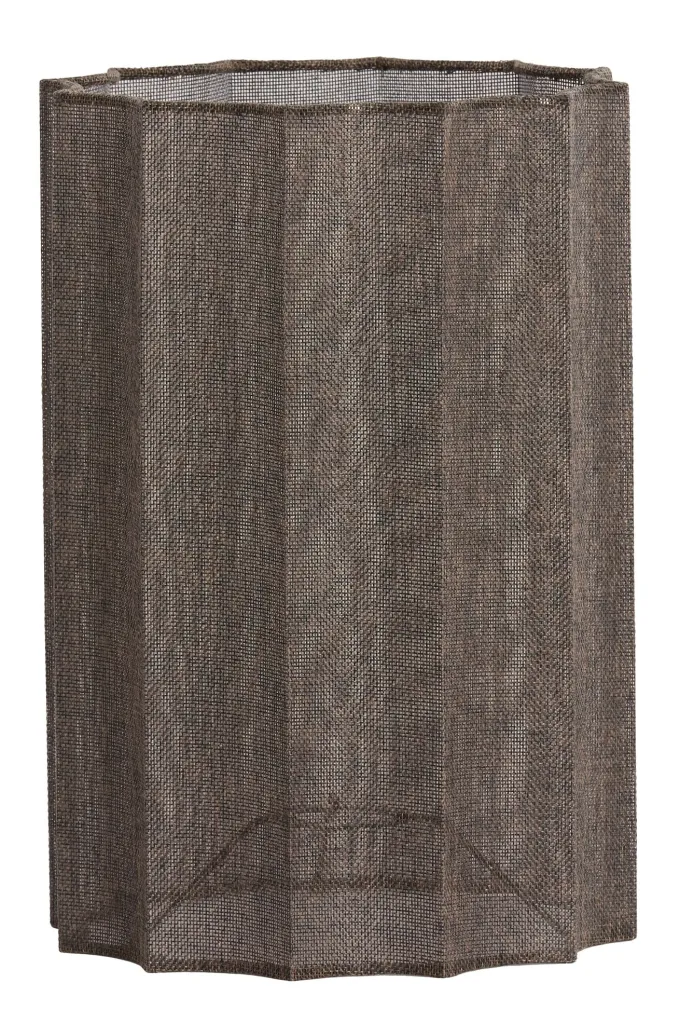 Light en Living Kap cilinder 24-24-35 cm DISLI linnen bruin