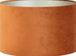 Light en Living Kap cilinder 25-25-18 cm VELOURS terra
