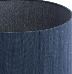 Light en Living Kap cilinder 25-25-18 cm harper Donkerblauw