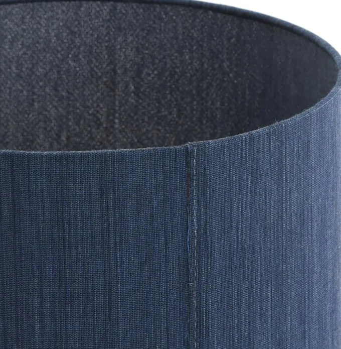 Light en Living Kap cilinder 25-25-18 cm harper Donkerblauw