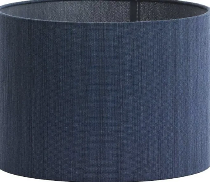 Light en Living Kap cilinder 25-25-18 cm harper Donkerblauw