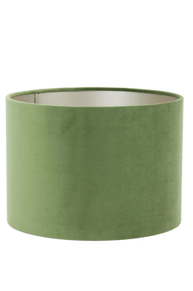 Light en Living Kap cilinder 25-25-18 cm VELOURS dusty green