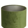Light en Living Kap cilinder 40-40-30 cm VELOURS olive green