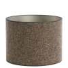 Light en Living Kap cilinder SAVERNA donker bruin - diverse afmetingen
