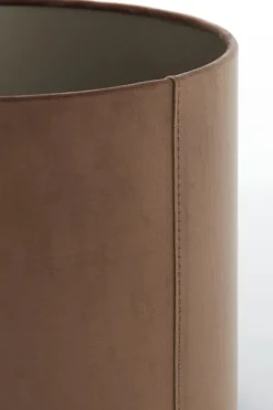Light en Living Kap cilinder 40x40x30 cm VELOURS chocolade bruin