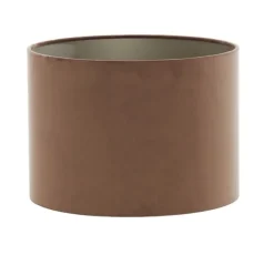 Light en Living Kap cilinder 40x40x30 cm VELOURS chocolade bruin