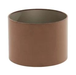 Light en Living Kap cilinder 40x40x30 cm VELOURS chocolade bruin