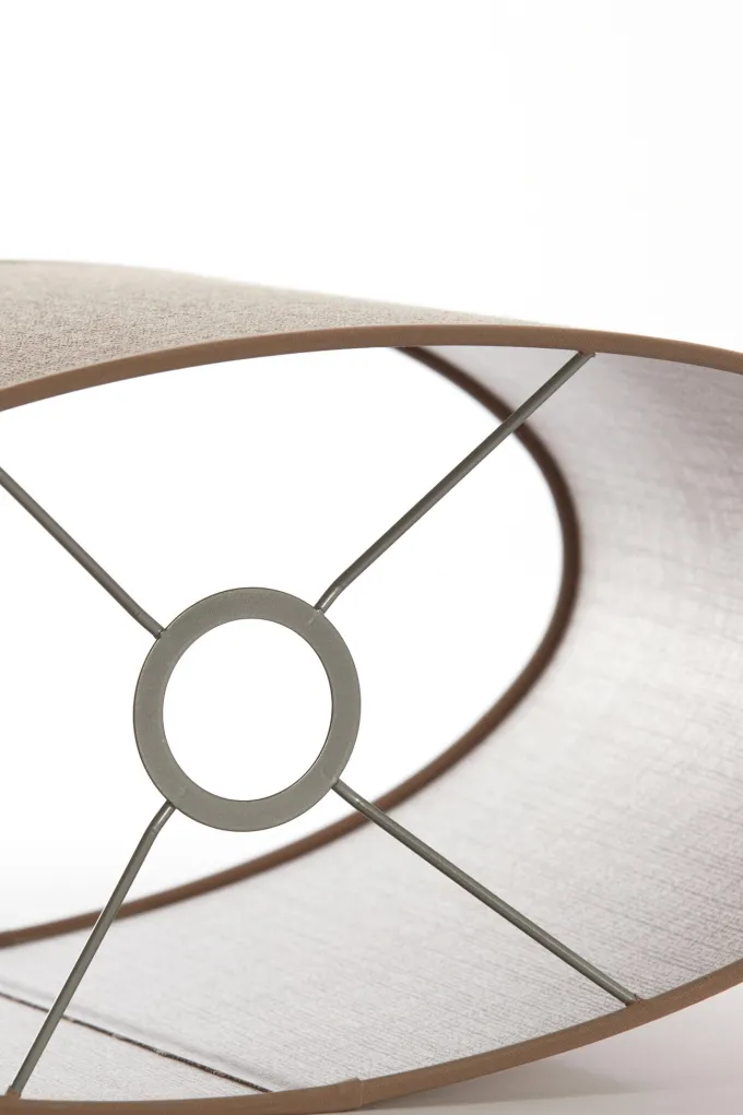 Light en Living Kap ovaal recht smal 45-21-32 cm CADEN beige