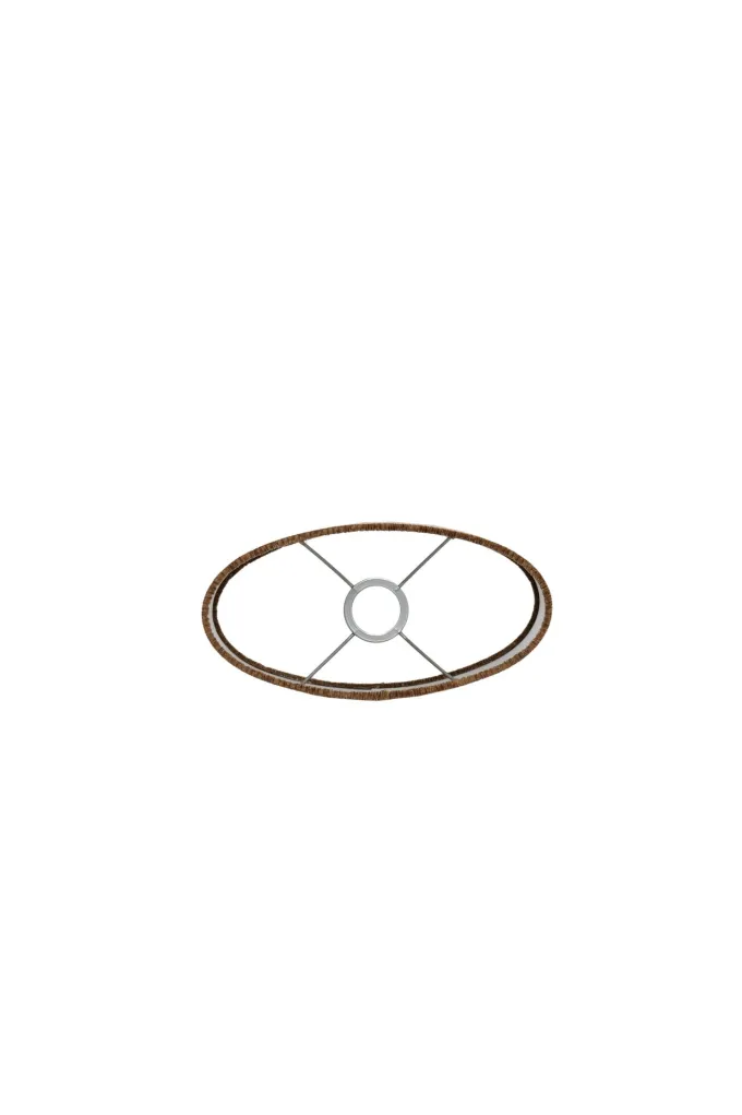 Light en Living Kap ovaal recht smal 30-15-25 cm FLAIR koper