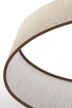 Light en Living Kap ovaal recht smal 38-17,5-19 cm CADEN beige