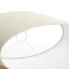 Light en Living Kap ovaal recht smal 38­-17,5-­28 cm LIVIGNO naturel