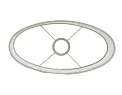 Light en Living Kap ovaal recht smal 30-15-25 cm SENDAI zand