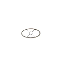 Light en Living Kap ovaal recht smal 30-15-25 cm BRANDY beige