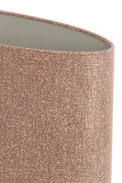 Light en Living Kap ovaal recht smal 45-21-32 cm Brandy bruin