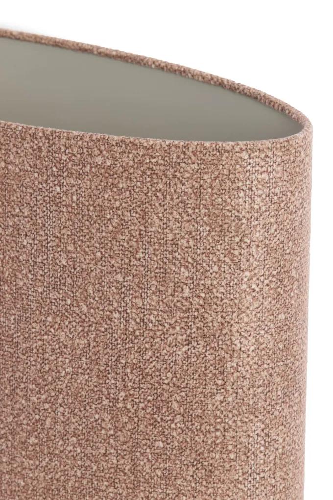 Light en Living Kap ovaal recht smal 45-21-32 cm Brandy bruin
