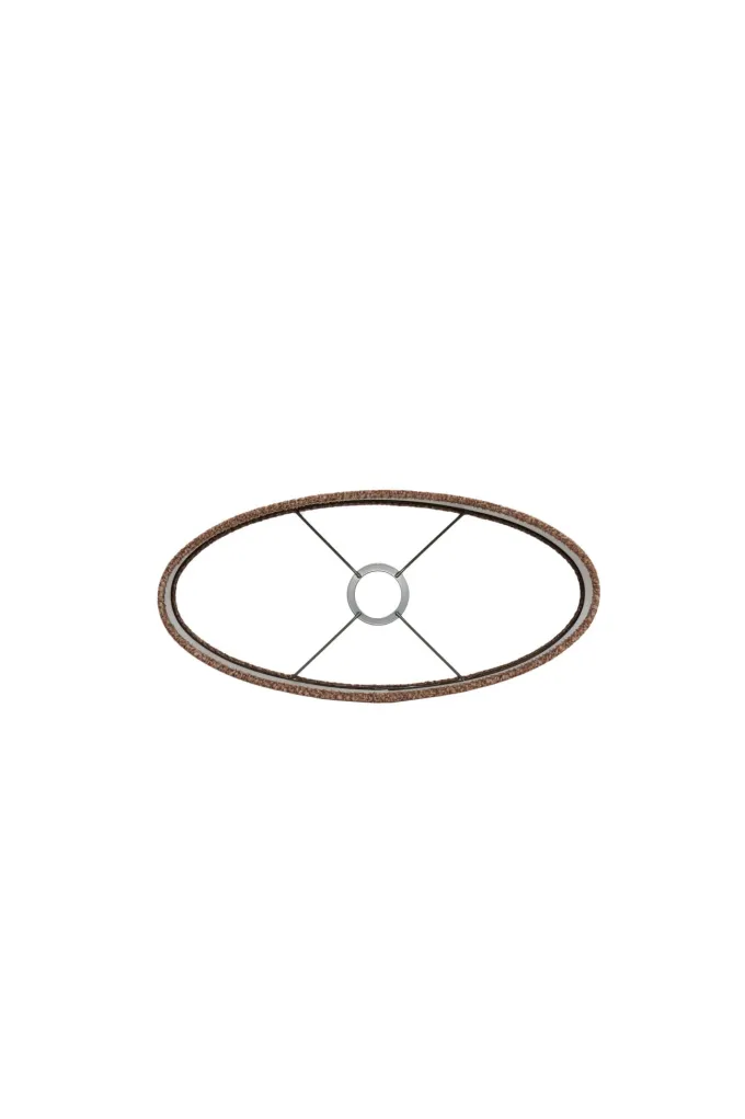 Light en Living Kap ovaal recht smal 45-21-32 cm Brandy bruin
