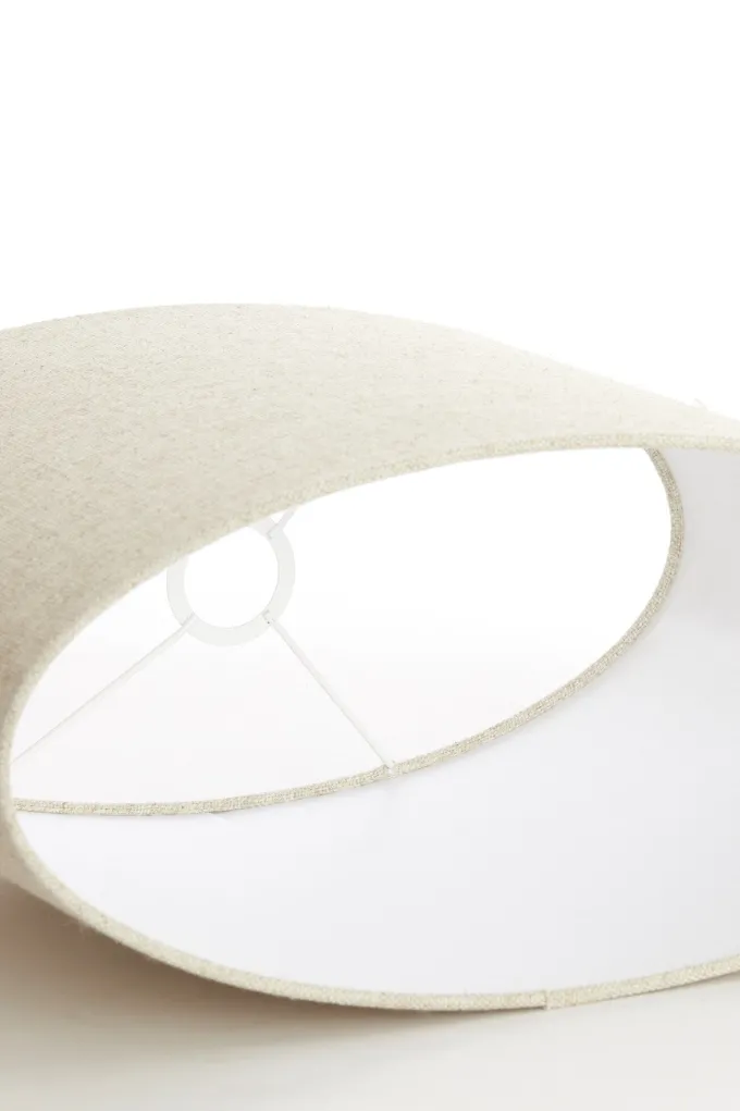 Light en Living Kap ovaal recht smal 58-24-32 cm LIVIGNO naturel