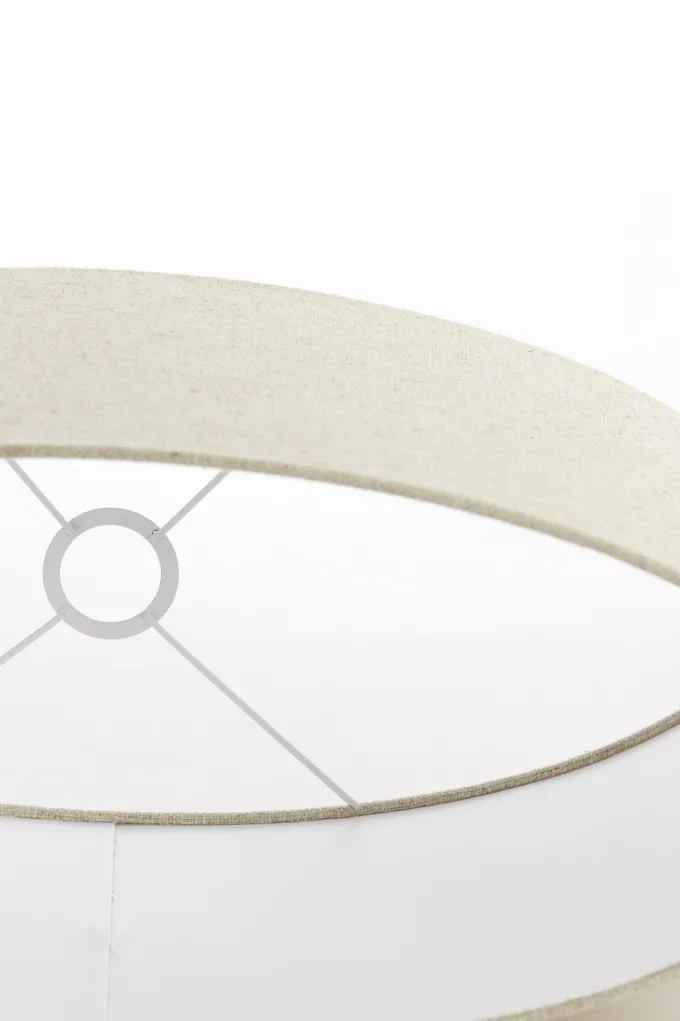 Light en Living Kap ovaal recht smal 58-24-32 cm LIVIGNO naturel