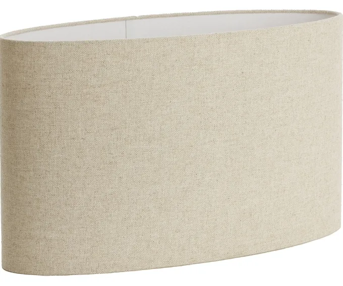 Light en Living Kap ovaal recht smal 58-24-32 cm LIVIGNO naturel