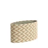 Light en Living Kap ovaal recht smal hoog 45-21-22 cm JINX bruin