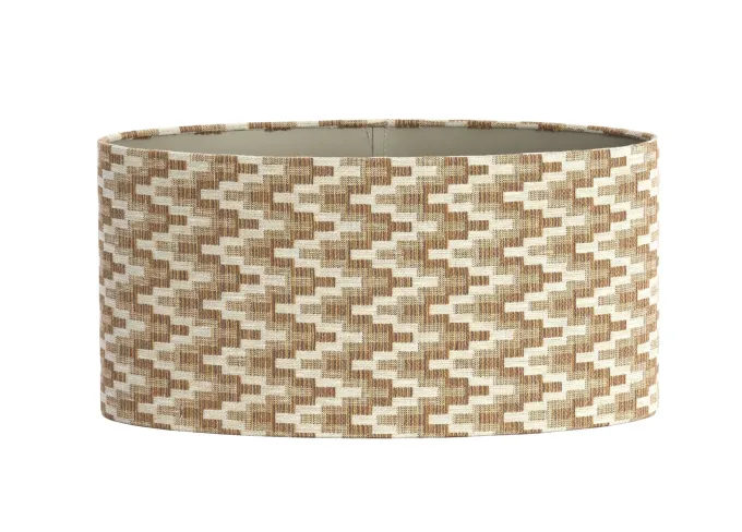 Light en Living Kap ovaal recht smal hoog 45-21-22 cm JINX bruin