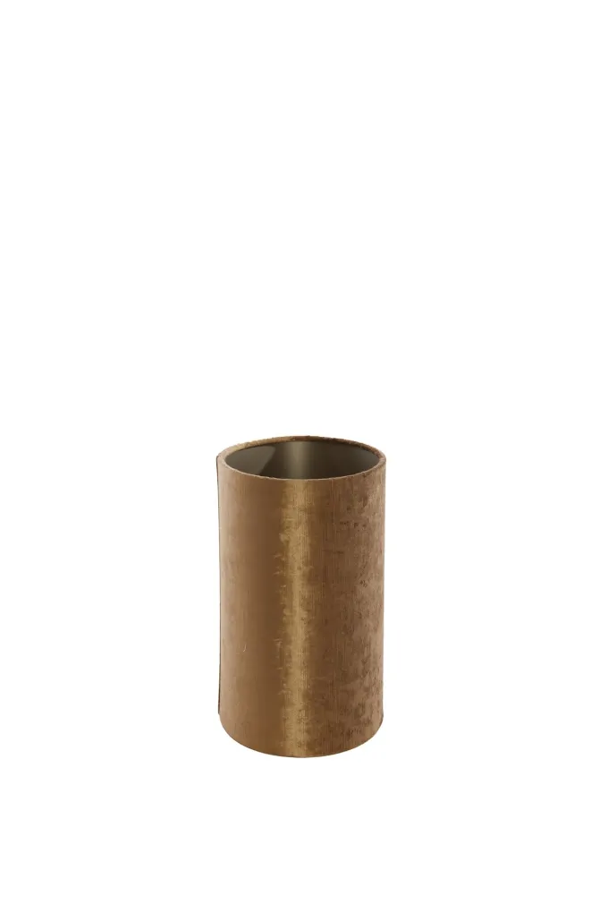Light en Living Kap ovaal recht smal 38-17,5-19 cm GEMSTONE brons