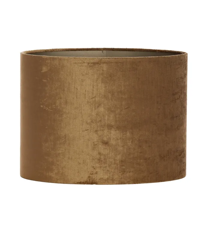 Light en Living Kap ovaal recht smal 38-17,5-19 cm GEMSTONE brons