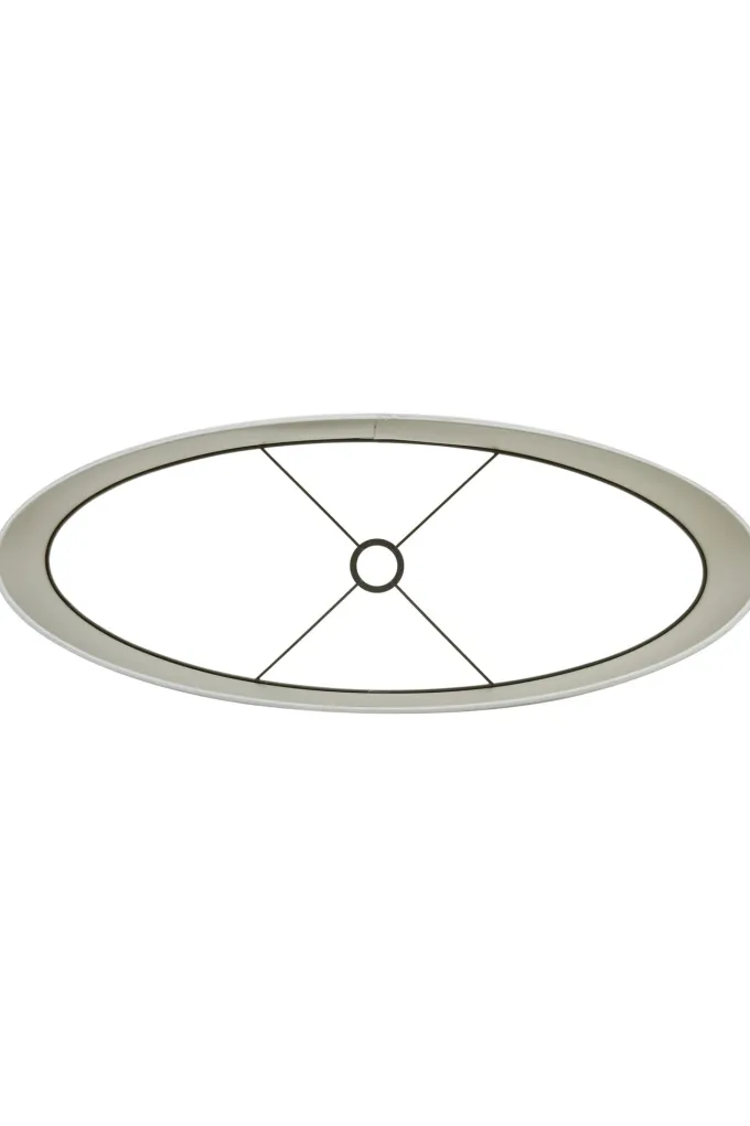 Light en Living Kap ovaal recht smal 58-24-32 cm SAVERNA eiwit