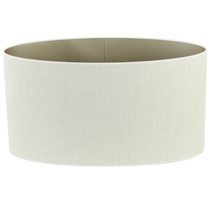 Light en Living Kap ovaal recht smal 58-24-32 cm SAVERNA eiwit