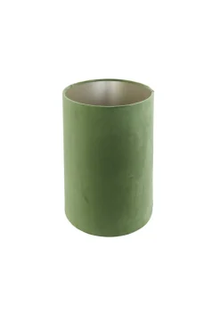 Light en Living Kap ovaal recht smal 30-15-25 cm VELOURS dusty green