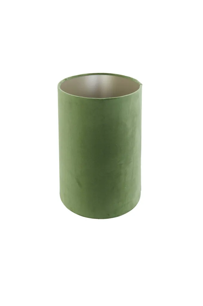 Light en Living Kap ovaal recht smal 30-15-25 cm VELOURS dusty green