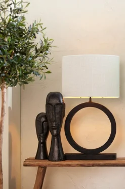 Light en Living Kap ovaal recht smal 70-28-38 cm SAVERNA eiwit