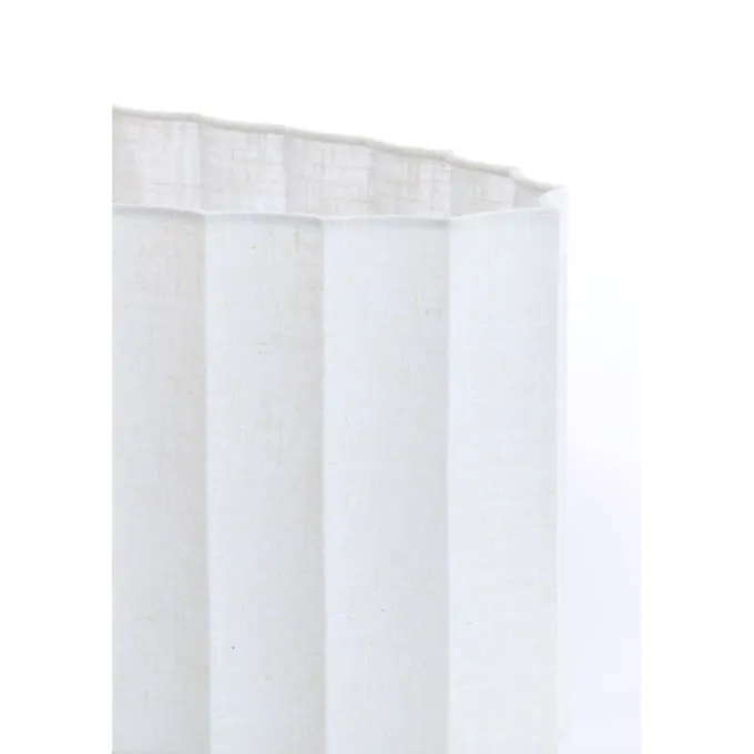 Light en Living Kap ovaal recht smal 38-17,5-19 cm DISLI linnen crème