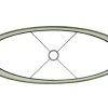 Light en Living Kap ovaal VELOURS Dusty groen 58-24-32-cm