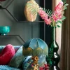 Light en Living Kap Ø35x26 cm MALACIA velvet groen