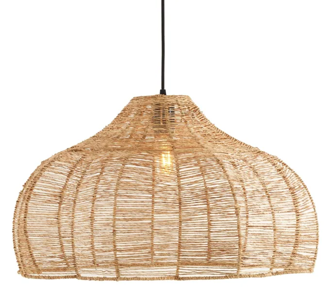 Light en Living Kap Ø60x34 cm TONODA jute naturel (excl pendel)
