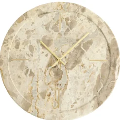 Light en Living Klok Ø48 cm SISTELO taupe marmer