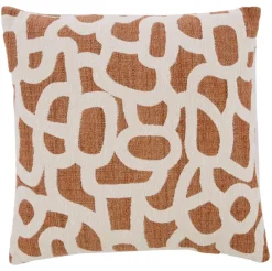 Light en Living Kussen 45x45 cm ALPENA terra+beige