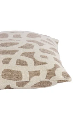 Light en Living Kussen 45x45 cm ALPENA taupe+beige