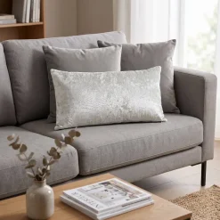 Light en Living Kussen 60x30 cm BOCANDA - zilver