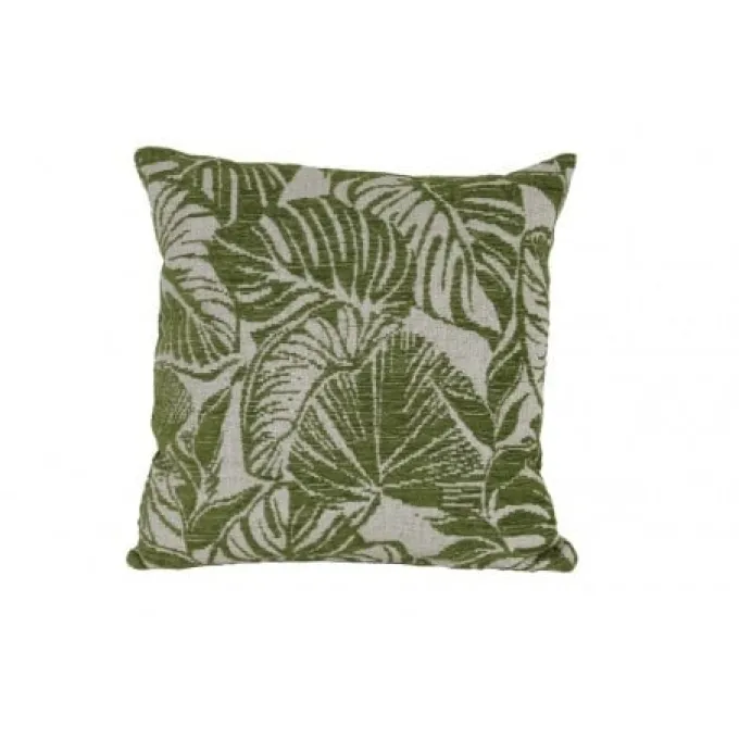 Light en Living Kussen 45x45 cm CAPREA groen - Light & Living