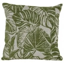 Light en Living Kussen 45x45 cm CAPREA groen - Light & Living